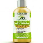 hypoallergenic oatmeal shampoo with Vit E and aloe vera and other natural ingredients to help with dog allergies